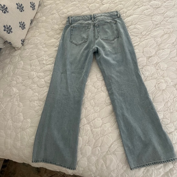 LOFT Mid Rise Wide Leg Light Wash Women's Jeans - Picture 5 of 5